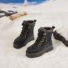 Nuevos Zapatos de Invierno Cálidos para Mujer con Forro de Terciopelo 2025, Impermeables y Antideslizantes, Botas de Nieve del Noreste, Zapatos de Algodón con Suela Gruesa