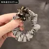 Goma para el pelo de cristal de lujo ligero estilo coreano para mujer, nueva liga de satén para moños, accesorio de pelo de alta gama para coletas y recogidos