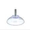 Venta Directa de Fábrica Ventosa Ecológica con Tornillos Plástico PVC Cabeza de Hongo Ventosa Transparente Ventosa con Agujero para Tornillo Gancho