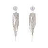 Pendientes de borlas de alta calidad de estilo francés para mujer, diseño de nicho único y dulce, pendientes de perlas con temperamento, nuevos pendientes de moda