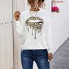 Otoño e Invierno 2026 Ebay Amazon Wish Sitio Independiente Popular Navidad Venta Caliente Informal Estampado Manga Larga Sudadera Camiseta
