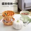 Plato Creativo de Frutas Secas, Bonita Charola de Frutas de Doble Capa para Uso Doméstico, Caja de Frutas, Artículos de Año Nuevo, Calabaza, Popular en Redes Sociales, Año Nuevo Chino