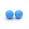 Cuentas Redondas de Silicona Transfronterizas 15 mm Redondas Grado Alimenticio Cuentas de Silicona para Bebé Accesorios para Cadena de Chupete Infantil Ahora