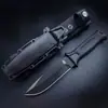 Cuchillo Recto, Cuchillo de Exterior, Cuchillo Portátil, Cuchillo de Defensa Personal para Acampar, Cuchillo Recto Pequeño de Supervivencia, Cuchillo de Defensa Personal
