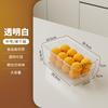 Caja de almacenamiento para refrigerador grado alimenticio almacenamiento doméstico con cajón cocina caja para huevos transparente con drenaje caja para mantener frescos al por mayor