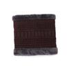 Chapéu de tricô de inverno masculino cachecol quente forrado de fleece chapéu integrado chapéu de lã espesso chapéu pai-filho exclusivo transfronteiriço