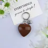 Chaveiro Criativo Versátil Simples de Resina em Formato de Coração Estilo Coreano Pingente para Casal Bolsa Chave do Carro Pingente Decorativo Personalizado