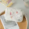 Bolso pequeño acolchado con estampado de dibujos animados para compras transfronterizas, neceser multifuncional para mujer, monedero, versión coreana, bonito organizador de almacenamiento.