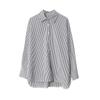 [Oufan] Camisa de Mujer Rayada 7121, Camisa de Primavera, Nuevo Estilo Coreano Ropa para Mujer, Mangas Largas Holgadas