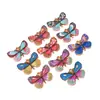 Colgante de Mariposa con Estampado Retro Colorido Accesorios de Insectos de Aleación Accesorios para Pulseras Collares Joyería Venta al por Mayor