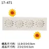 Molde de Azúcar Flip Flor Flor Pastel Decorativo Modelado Molde de Silicona Gota de Chocolate Pegamento Horneado Molde Hecho a Mano