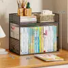 Estantería de escritorio Estante de almacenamiento para escritorio de oficina Almacenamiento de libros vertical multicapa Estación de trabajo Artefacto para colocar documentos Estantería de encimera