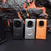 Adecuado para funda de teléfono sin marco con pintura metálica para Huawei MateX7, funda protectora magnética anti-caídas X6 para MateX6, MagicV5