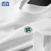 Camiseta de Algodón de Seda de Remate Manga Corta para Hombre Nueva de Primavera Delgada de Seda de Hielo Top Juvenil Casual de Media Manga