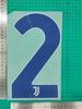 25-26 Kit de Visitante de la Juventus para Adultos Camiseta A+ Número Letra Número con Transferencia de Calor Kit de Pegatinas de Transferencia de Calor