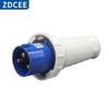 Zdcee Conector de Plugue Industrial à Prova d'Água 63A/125A 3 Fios 4 Furos 5 Furos Soquete de Aviação Macho e Fêmea Acoplamento Ip67
