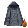 Chaqueta de Forro Polar para Hombre 2026 Otoño Invierno Espesa de Manga Larga Resistente al Viento Chaqueta de Montañismo Ropa de Trabajo Chaqueta con Capucha En Stock