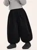 Pantalones de Forro Polar para Niños Changguo Invierno Nuevo Estilo Vaquero Sintético Integrado Forro Polar Casual 240g
