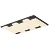 Lámpara de Sala de Estar Estilo Nórdico Minimalista Italiano Moderna Elegante Hogar Sala de Estar Lámpara Principal Rectangular Lámpara de Techo Paquete Luminarias