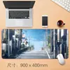 Venda Direta de Fábrica Mouse Pad Grande para Escritório Mouse Pad de Mesa com Vista Urbana de Anime Antiderrapante Impermeável Borda com Travamento de Precisão Mouse Pad