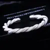 Ebay Joias coreanas pulseira de rede de fio duplo banhada a prata pulseira da moda fabricantes de comércio exterior direto joias de mão atacado