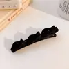 Otoño e Invierno flocado trenzado clip para el cabello femenino flequillo lateral clip artefacto para acabar con el cabello suelto celebridad de internet horquilla para la frente adorno para la cabeza