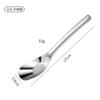Cuchara de lingote de acero inoxidable 316 color plata cuchara creativa de alto valor para alimentar alimentos complementarios vajilla cuchara para sopa espesamiento profundización cuchara para el hogar
