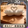 Regalo de San Valentín más vendido transfronterizo: Decoración de cisne blanco impresa en 3D, recuerdo y artículo coleccionable para el Día de San Valentín