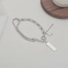 Pulsera de Cuentas de Concha Apilada de Doble Capa Estilo Coreano ins Estilo Simple para Mujer Hip-Hop Distintiva Moderna Estilo Frío Joyería de Mano
