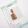 Nuevo Colgante de Pan de Agua Alcalina, Colgante Creativo Personalizado para Bolsa, Llavero, Joyería de Regalo para Pareja