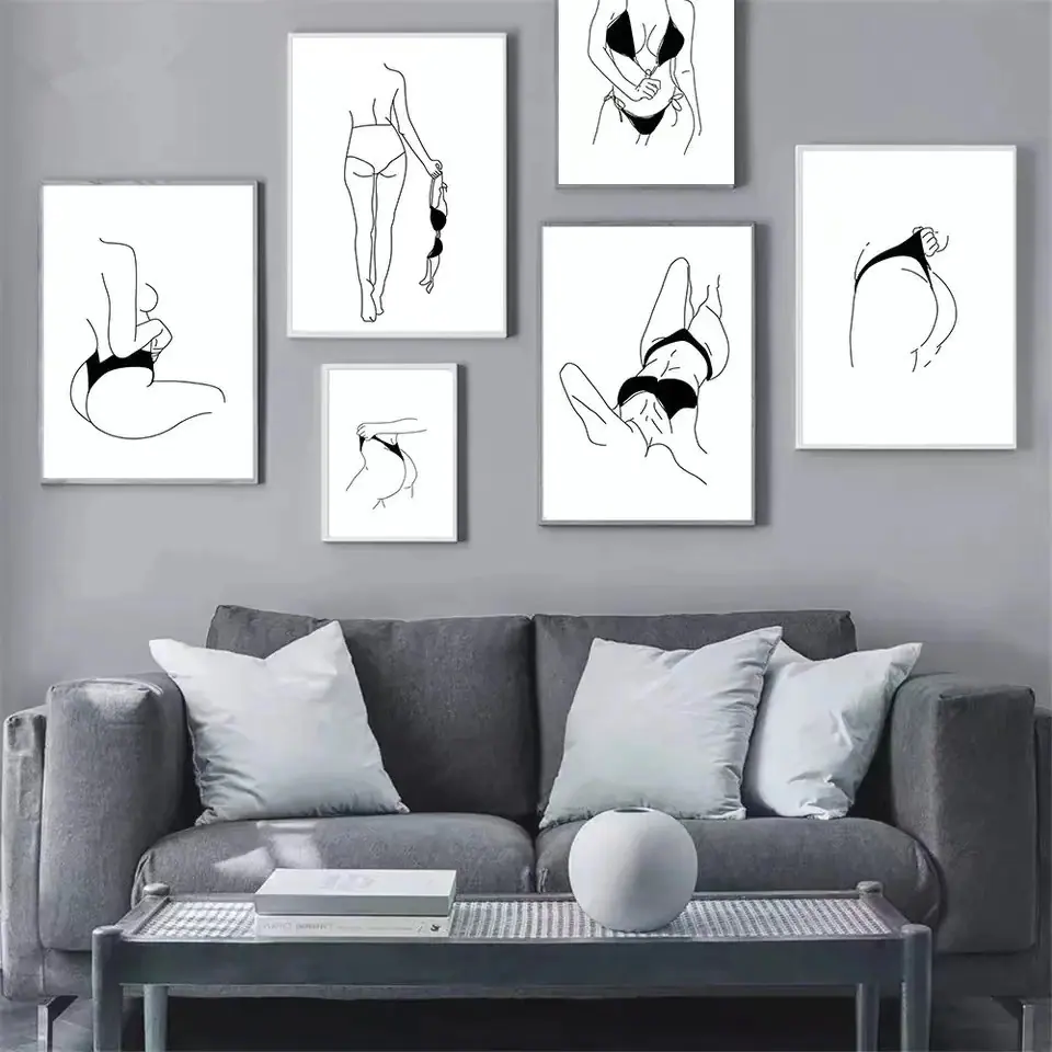 Modern-Abstract-Art-Figure-Lin
