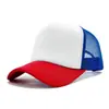 Gorra de Malla Esponjosa Logo Impreso Personalizado Multicolor Exportación Protección Solar Gorra de Béisbol Gorra Publicitaria Sombrero de Voluntario