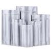Bolsa autosellable de aluminio puro, bolsa sellada de papel de aluminio, bolsa autosellable de aluminio puro para té, bolsa opaca para embalaje de alimentos, fabricantes venta al por mayor