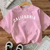 Suprimento Europeu e Sul-Americano Transfronteiriço, Camiseta Meike Duo 1991 Carta Estampa Retro Americana Manga Curta, Solta e Casual