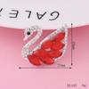 Nova Moda Cisne Strass Estilo Coreano Cisne Strass Galvanizado Mini Joias Acessórios DIY para Capa de Celular