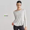 Top de yoga transpirable, de manga larga, para principios de otoño, ajustado, casual, holgado, deportivo, para mujer, adecuado para correr