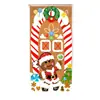 Temu Tela de Fondo Temática Navideña Más Vendida Cortina de Puerta Festiva de Venta Caliente Transfronteriza Tela Colgante Decoración del Hogar Tela de Escena