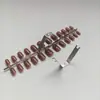Accesorio de Pintura en Spray para Uñas Pinza de Resorte Pinza Cubierta para Uñas Falsas Accesorio Pieza de Uña Herramienta Colgante para Spray Galvanizado Pinza 304