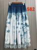 Falda Tie-Dye de Dali, Yunnan, Falda para Foto de Vacaciones, Talla Única, Falda Tie-Dye de Guizhou, Venta al por Mayor