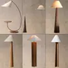 Lámpara de Pie Estilo Wabi-Sabi Vintage, Diseño Sencillo para Sala de Estar, Lado del Sofá, Dormitorio, Estudio, Casa de Huéspedes, Iluminación Creativa de Atmósfera de Diseñador