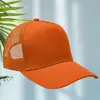 Gorra de malla de cinco paneles con protección solar y parasol de verano, logo personalizado al por mayor, gorra de béisbol de malla, transpirable, impresión, bordado, para hombres y mujeres