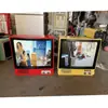 Televisores Vintage en Blanco y Negro en Stock, Atrezo Nostálgico de Cine y Televisión Retro, Artículos Decorativos y Objetos Antiguos para Exhibición