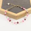 Novo Estilo Coreano Dongdaemun Pulseira de Pérola de Água Doce Pérola Multicolorida Pulseira Estilo Frio para Namorada Pulseira Feminina de Nicho