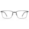 Linde Mismo Estilo Montura Danyang Fábrica de Gafas Mayoreo 2707 Ultra-Ligera Titanio Puro Montura de Gafas Retro Gafas para Miopía Estilo Hombre