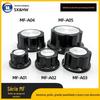 Tampa de Botão de Interruptor de Plástico Alumínio para Potenciômetro de Amplificador de Áudio MF-A01/A02/A03/A04/A05