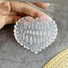 Molde de Manicura de Concha de Mariposa de Dibujos Animados Silicona Transparente de Grado Alimenticio Flor Rosa Hecho a Mano DIY Decoración de Uñas