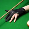 Guantes Profesionales de Billar Finos de Tres Dedos Transpirables Profesionales de Gama Alta Antideslizantes Sin Dedos Dedicados para Jugar Pool de Hombres