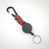 Corda Trançada Fácil de Esticar Fivela Retrátil com Retorno Rápido para Pesca, Pendurar Bolsa, Chaveiro Retrátil, Gancho Retrátil para Mochila Anti-Perda