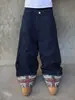 Jeans Casuais Tendência Hip-Hop High Street Estampados Vintage Costa Oeste Retro Americano Transfronteiriço Europeu e Americano Y2K