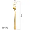 Acero Inoxidable 304 Cuchara y Tenedor Estilo Coreano Vajilla Occidental Cuchara Tenedor para Filete Cuchara para Sopa Espesa Cuchara para Postre Venta al por Mayor
